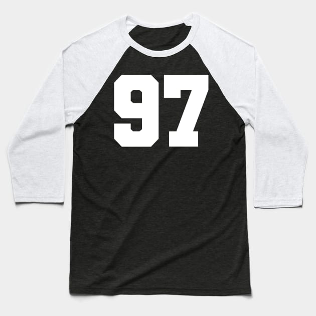 Ninety Seven Baseball T-Shirt by colorsplash